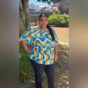 Ashley Stewart Off Shoulder blouse 2x-3x